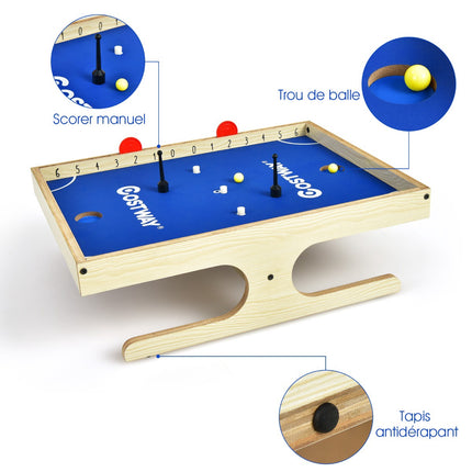 Mini magnetinis stalo futbolo stalas, 2 žaidėjams, 45 cm
