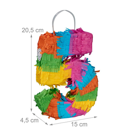 Mini Pinata numeris 5