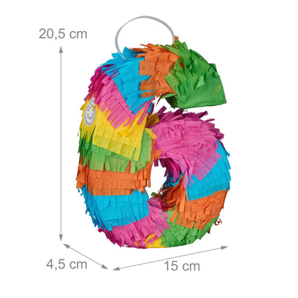 Mini Pinata numeris 6