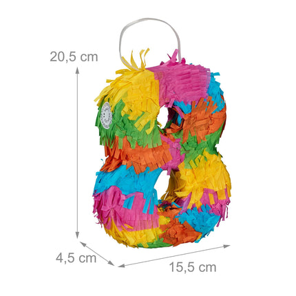 Mini Pinata numeris 8