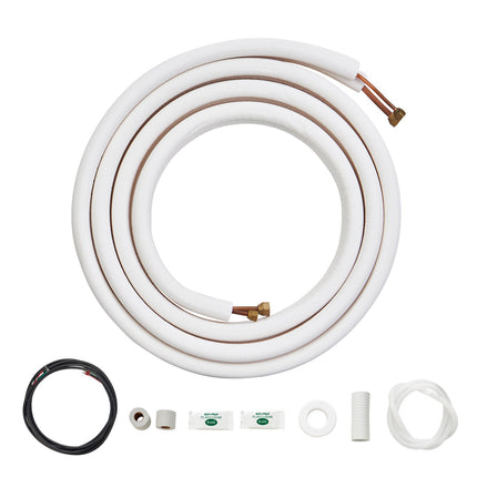 Mini Split Line Set 16ft, 1/4 x 3/8 Insulated Copper