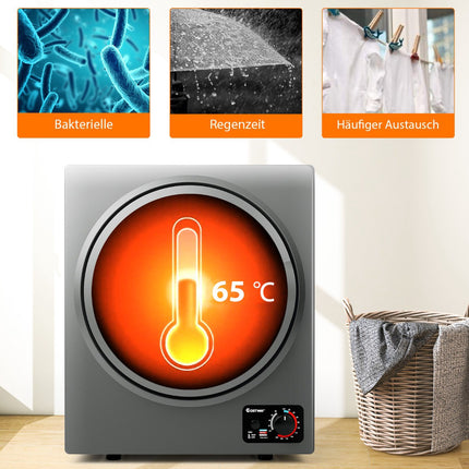 Mini džiovyklė su ventiliacija 2,5 kg, 850 W, 4 režimai