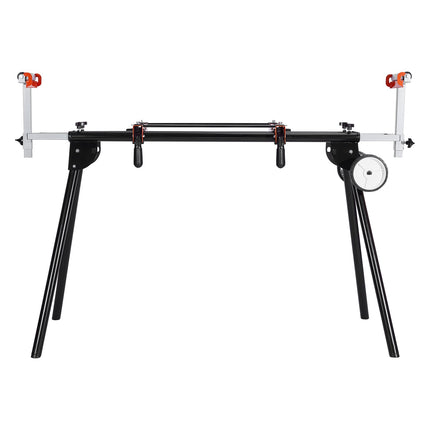 Miter Saw Stand, 550 lb Steel Folding, Adjustable with Wheels