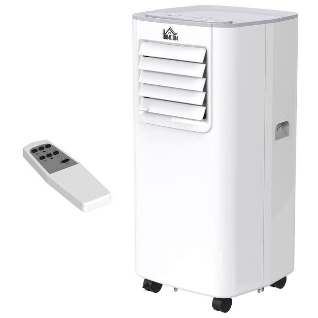 Mobilus oro kondicionierius 4 viename su nuotolinio valdymo pultu, 24 val. laikmačiu ir išmetimo žarna, 2 greičio lygiai, 560 W, ABS matmenys 32,8 x 30,5 x 67,8 cm