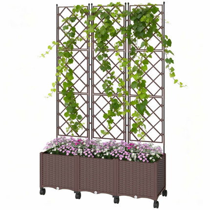 Mobilus sodintuvas su grotelėmis, savaime laistantis, 120x40x192 cm