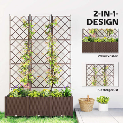 Mobilus sodintuvas su grotelėmis, savaime laistantis, 120x40x192 cm