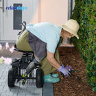 Mobile garden seat with storage