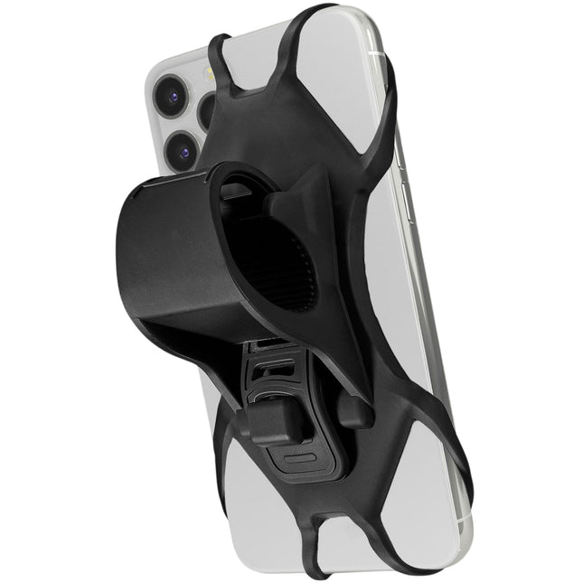 Mobile holder for handlebars on a bicycle/e-scooter