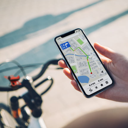 Mobiliojo telefono laikiklis dviračiui