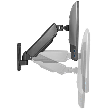 Monitor arm Wall mount 17-32" gas-suspended 260mm