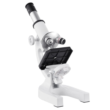 Monocular Compound Microscope 40-2000X, LED, Phone Holder