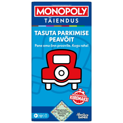 „Monopoly“ stalo žaidimo nemokamos automobilių stovėjimo aikštelės džekpoto išplėtimo rinkinys