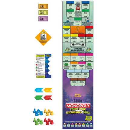 Stalo žaidimas „Monopolis: Nokautas“ (estų ir latvių kalbomis)