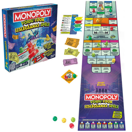 Stalo žaidimas „Monopolis: Nokautas“ (estų ir latvių kalbomis)