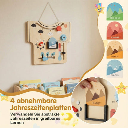 Medinis Montessori kalendorius - metų laikai, orai, mėnulio fazės