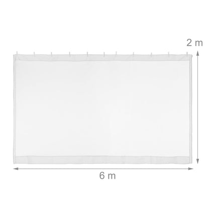 Tinklelis nuo uodų 3x3m paviljonui, baltas