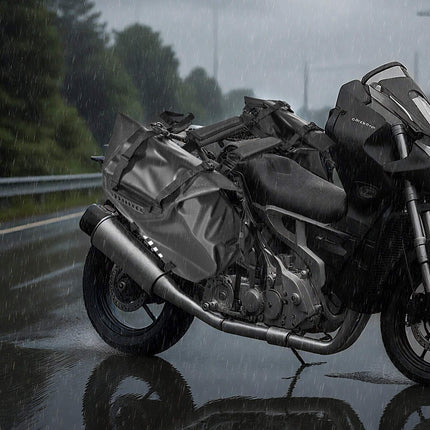Motorcycle Saddlebags 28L, Waterproof, Universal Fit