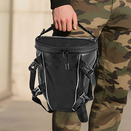 Motorcycle Tail Bag, 10L, Waterproof Rain Cover, Shoulder Strap