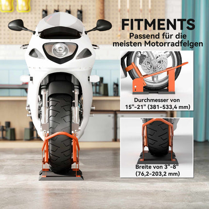 Motociklo rato kaladėlė, reguliuojama, plieninė, 816,5 kg keliamoji galia