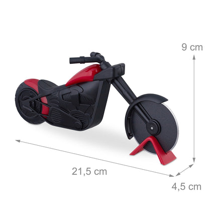 Motociklas su picos pjaustytuvu