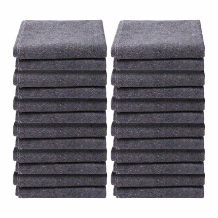 Moving Blankets, 12-Pack 72x54 in Recycled Cotton