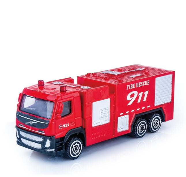 Msz liejimo būdu pagamintas „Volvo“ gaisrinės mašinos modelis, mastelis 1:72