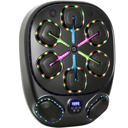 Muzikos bokso aparatas su LED lemputėmis ir „Bluetooth“