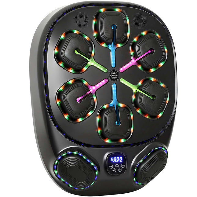 Muzikos bokso aparatas su LED lemputėmis ir „Bluetooth“