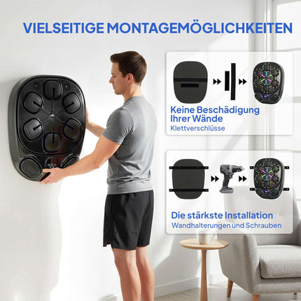 Muzikos bokso aparatas su LED lemputėmis ir „Bluetooth“