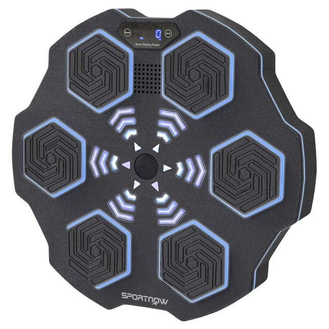 Muzikos dėtukių mašina, „Bluetooth“ garsiakalbis, montuojamas prie sienos, 9 greičiai ir režimai, LED lemputės, juoda