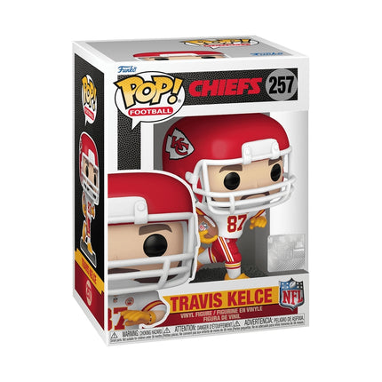 NFL Travis Kelce Funko Pop! vinilo figūrėlė - išvykos džersio leidimas