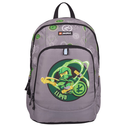 NINJAGO mokyklinė kuprinė su Elementų Meistro dizainu, patvari medžiaga