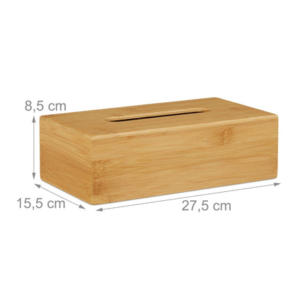 Servetėlių laikiklis iš bambuko, 27,5 cm