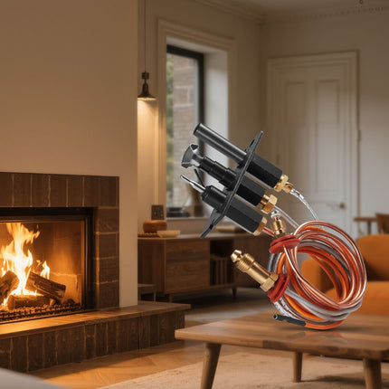 Natural Gas Fireplace Pilot Assembly Kit, 24-Inch Leads