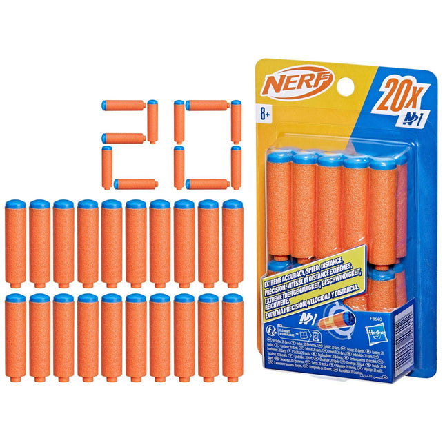 Nerf N serijos papildymas, 20 vnt.