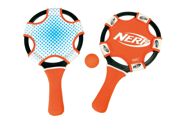 Nerf neopreno rakečių rinkinys su PVC kamuoliuku