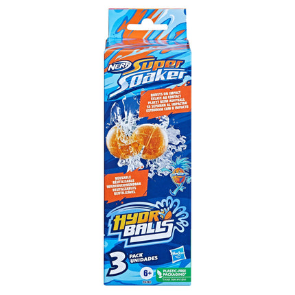Nerf Super Soaker žaidimų rinkinys, 3 vandens kamuoliukai