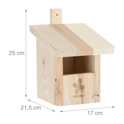 Nesting Box Natural Wood