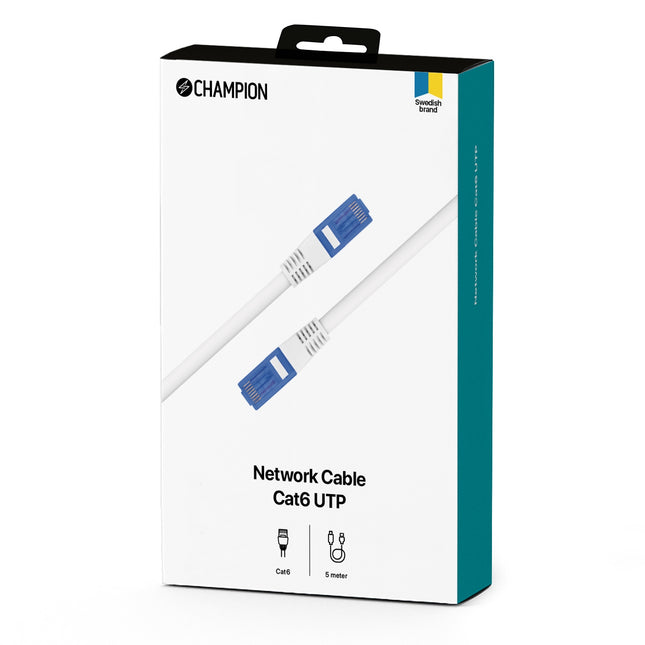 Network cable CAT6 UTP 5.0m