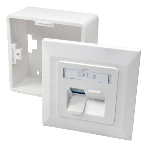 Network socket 2xRJ45 CAT6