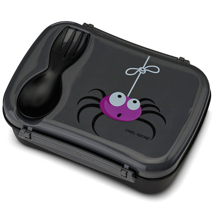 N'ice Box lunch box with cooling block Grey