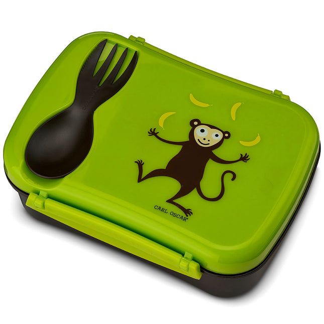 N'ice Box lunch box with cooling block Lime
