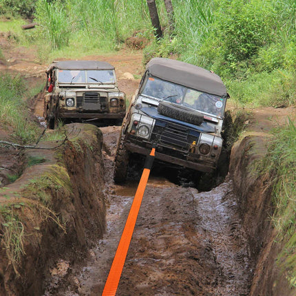 Off-Road Winch Recovery Kit, 30 ft Strap, 2 Shackles