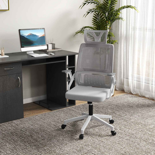 Ergonomic office chair with adjustable lumbar support