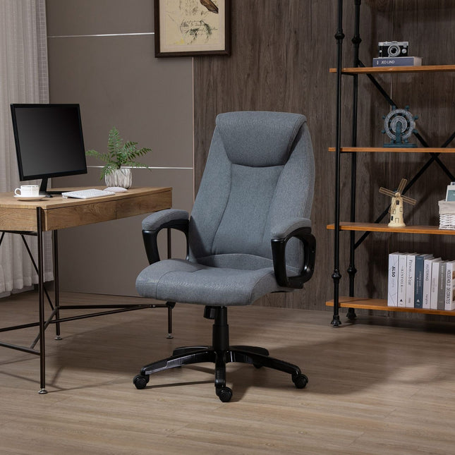 Biuro kėdė, žaidimų kėdė, vadovo kėdė, reguliuojamo aukščio su masažo funkcija, ergonomiška, pilka
