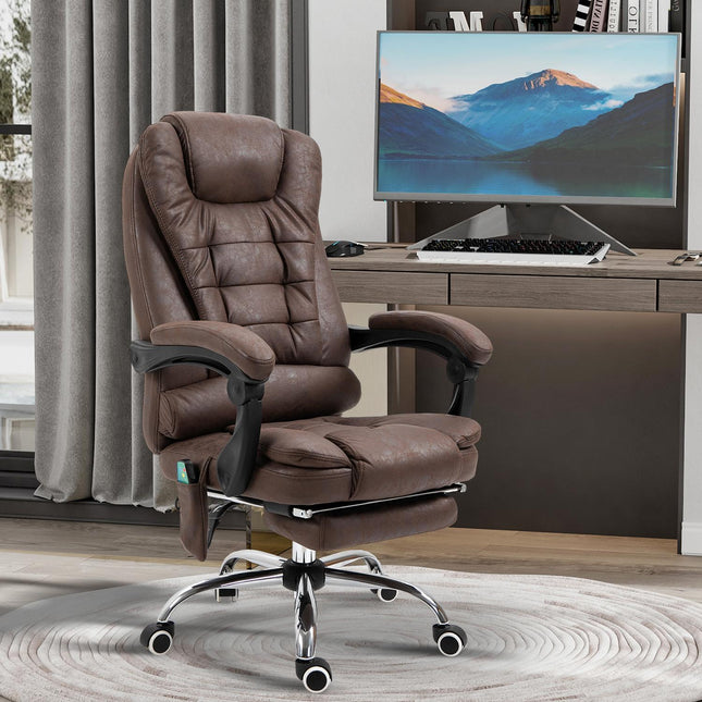 Ergonomic office chair with massage, tilt and heat