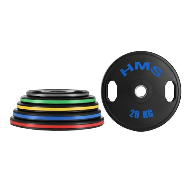 Olimpiniai guminiai svorio diskai, 2 x 20 kg