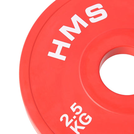 Olympic Weight Plates Set, 0.5–2.5 kg, 5 Pairs