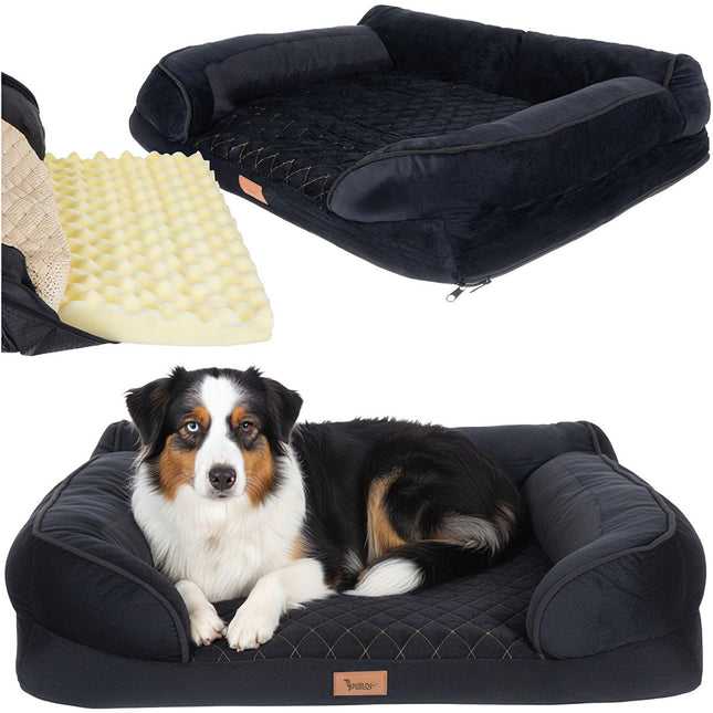 Orthopedic Pet Bed, Medium 80x65 cm, Foam, Non-Slip
