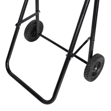 Pakabinamo variklio stovas, plienas ir mediena, 100 kg keliamoji galia